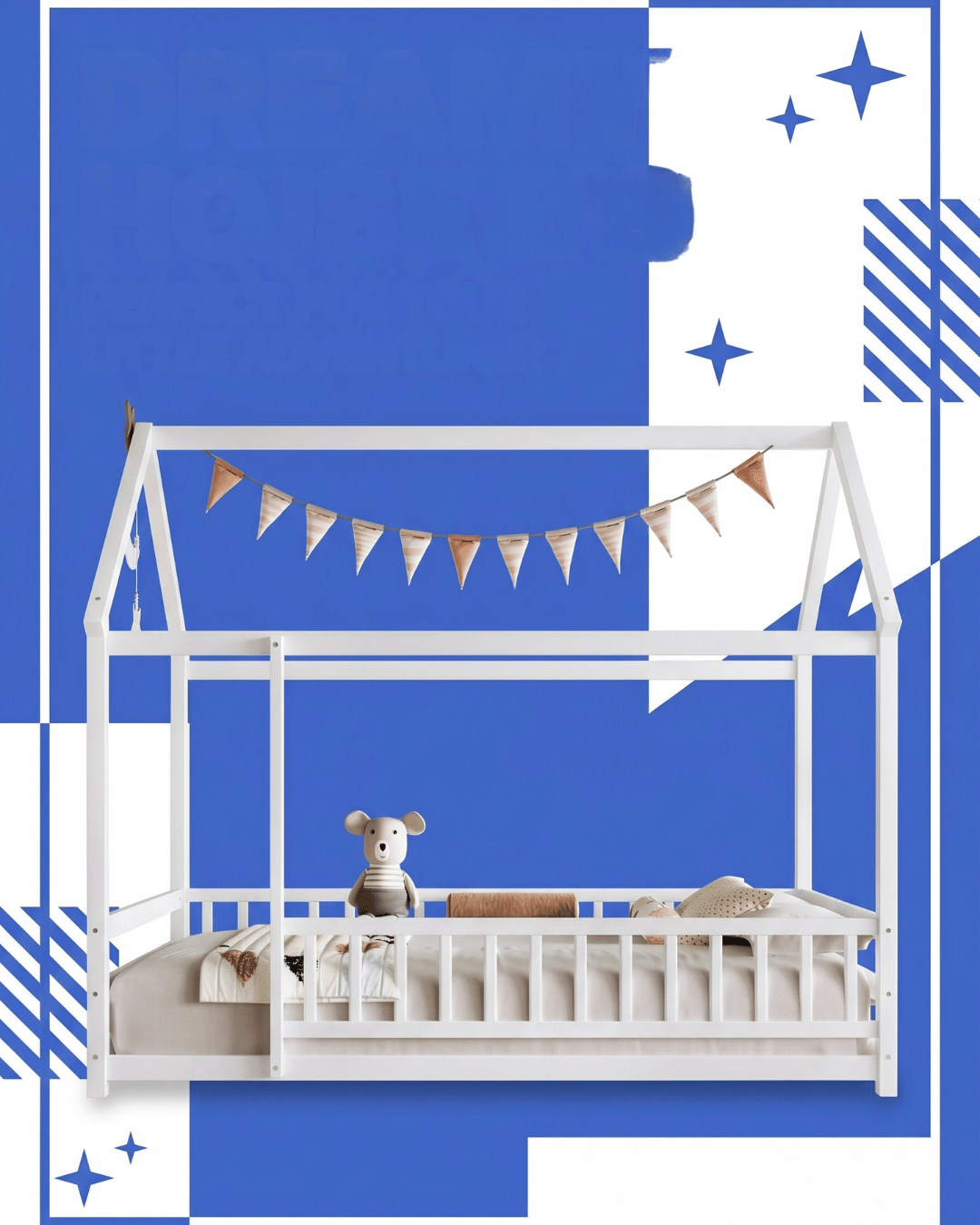 Cama-casa dos sonhos